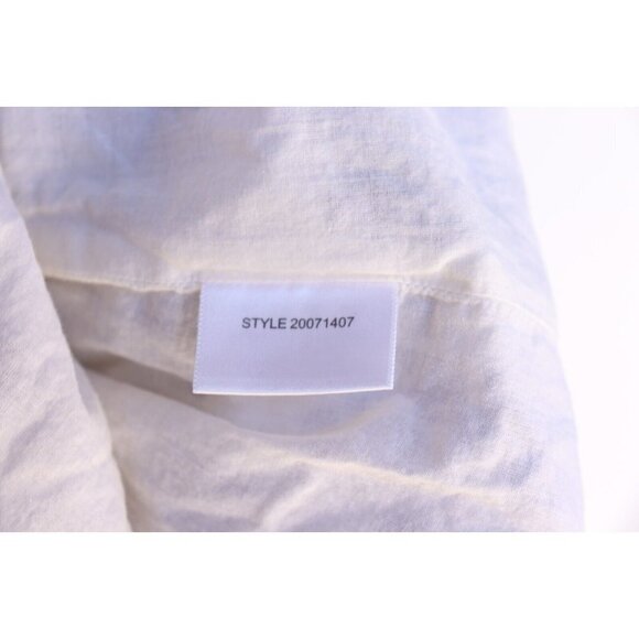 Tory Burch Size US2 XS Purple White Sundress Floral Linen Sleeveless Tank Mini - Picture 5 of 8